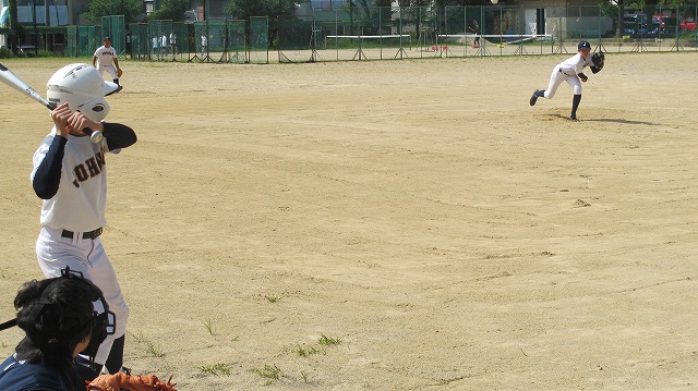 夏の最後の練習の様子