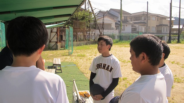 夏の最後の練習の様子